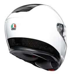 AGV Sportmodular Carbon Helmet White/Black / XS [Open Box] -Motorcycle Helmet Shop agv sportmodular carbon helmet white black xs open box white black 2