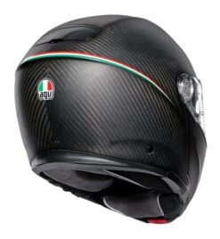 AGV Sportmodular Carbon Tricolore Helmet Matte Black / XL [Blemished - Very Good] -Motorcycle Helmet Shop agv sportmodular carbon tricolore helmet matte black xl blemished very good matte black 4