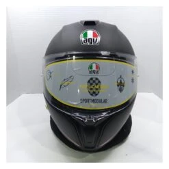 AGV Sportmodular Carbon Tricolore Helmet Matte Black / XL [Blemished - Very Good] -Motorcycle Helmet Shop agv sportmodular carbon tricolore helmet matte black xl blemished very good matte black 6