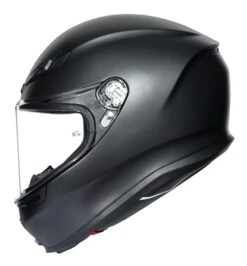 AGV K6 Helmet Matte Black / MS [Blemished - Very Good] -Motorcycle Helmet Shop agvk6 helmet matte black ms blemished very good matte black 4
