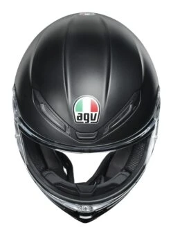 AGV K6 Helmet Matte Black / MS [Blemished - Very Good] -Motorcycle Helmet Shop agvk6 helmet matte black ms blemished very good matte black 6