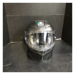 AGV K6 Helmet Matte Black / MS [Blemished - Very Good] -Motorcycle Helmet Shop agvk6 helmet matte black ms blemished very good matte black 7