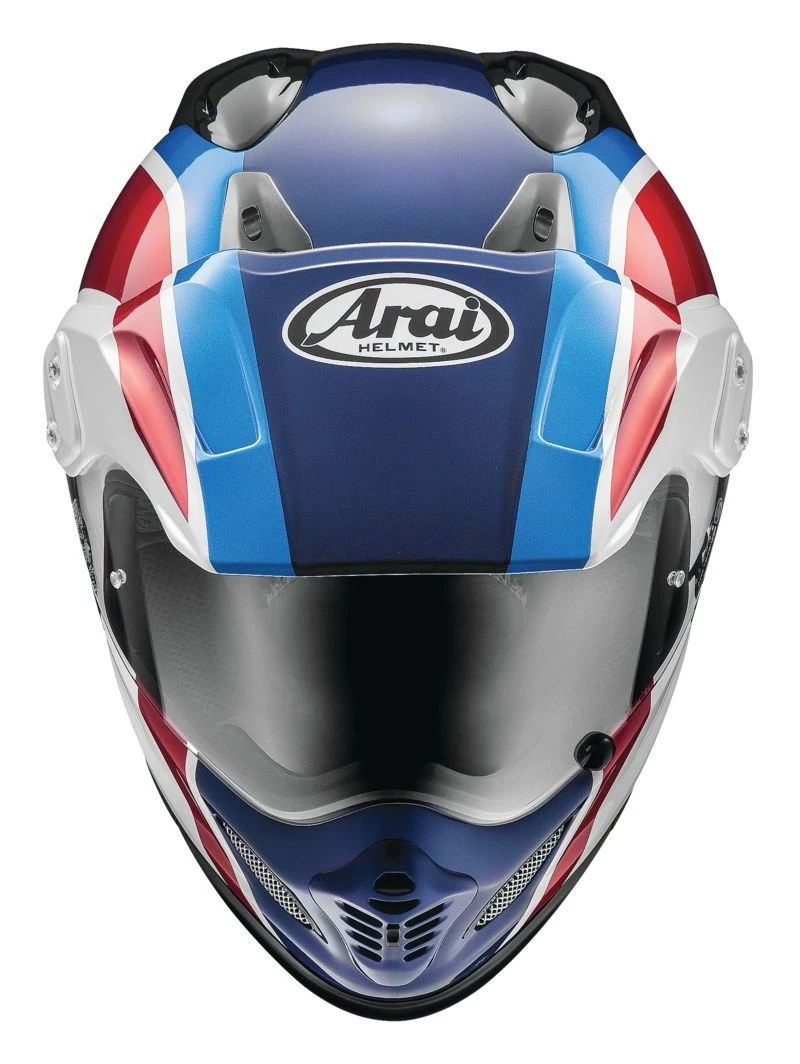 Arai XD-4 Africa Twin Helmet Arai XD-4 Africa Twin Helmet -Motorcycle Helmet Shop arai xd4 africa twin helmet blue red white 1