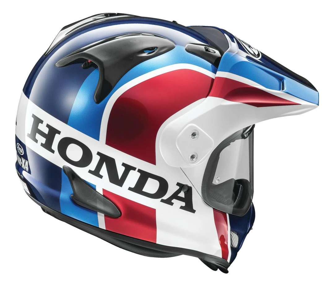 Arai XD-4 Africa Twin Helmet Arai XD-4 Africa Twin Helmet -Motorcycle Helmet Shop arai xd4 africa twin helmet blue red white 2