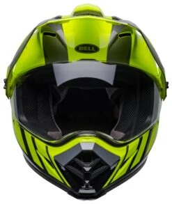 Bell Helmets Bell MX-9 Adventure Mips Dash Helmet -Motorcycle Helmet Shop bell helmets mx9 adv mi dash hi viz yellow grey 1