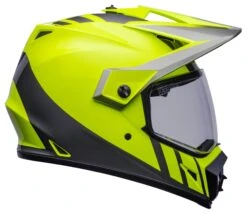 Bell Helmets Bell MX-9 Adventure Mips Dash Helmet -Motorcycle Helmet Shop bell helmets mx9 adv mi dash hi viz yellow grey 3