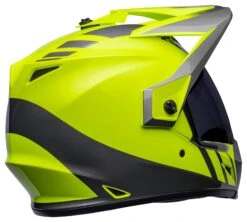 Bell Helmets Bell MX-9 Adventure Mips Dash Helmet -Motorcycle Helmet Shop bell helmets mx9 adv mi dash hi viz yellow grey 4