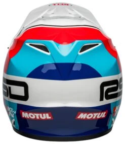 Bell Helmets Bell MX-9 Mips RSD The Rally Helmet -Motorcycle Helmet Shop bell mx9 mipsrsd the rally helmet white red blue 4