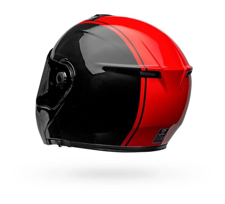 Bell SRT Modular Ribbon Helmet Bell Helmets Bell SRT Modular Ribbon Helmet -Motorcycle Helmet Shop bell srt modular ribbon helmet black red 2