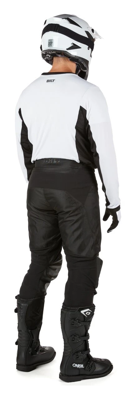 BILT Lux Jersey BILT Lux Jersey -Motorcycle Helmet Shop bilt lux jersey white black 7