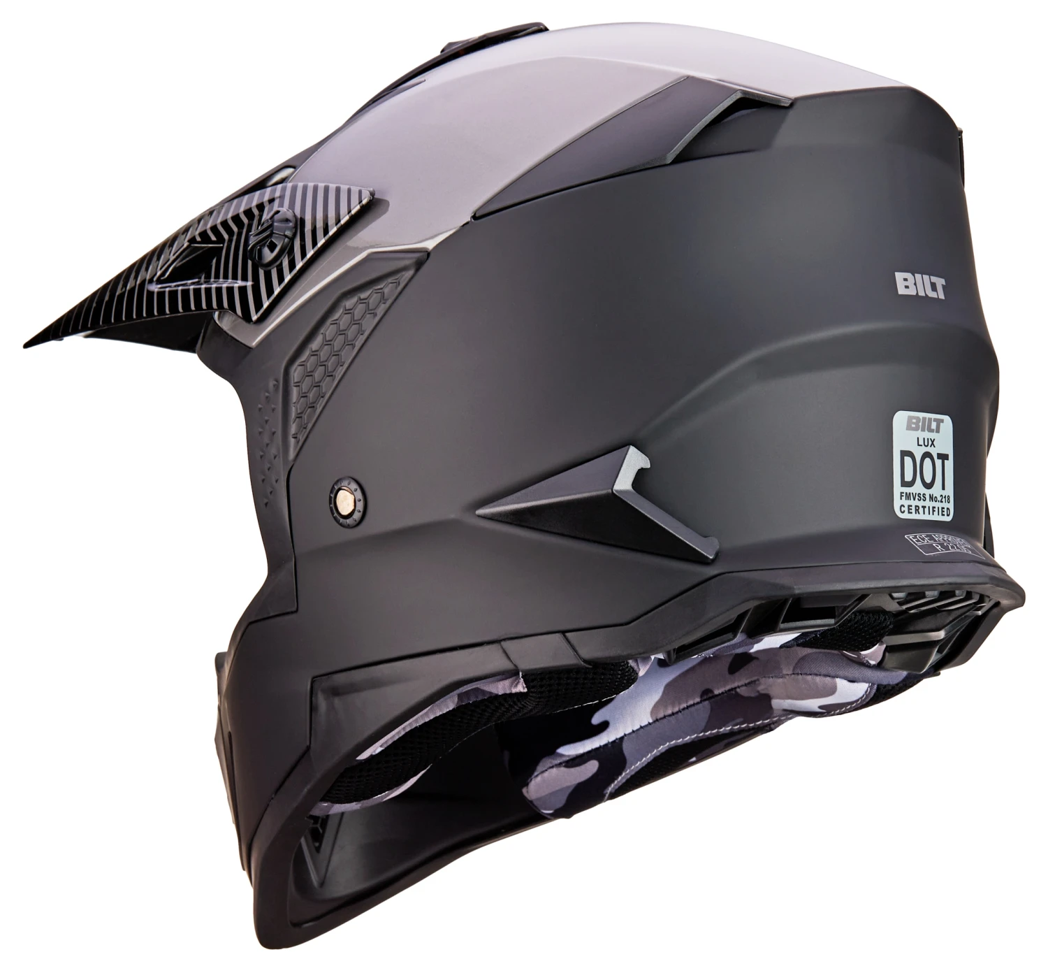 BILT Lux Rush Race Helmet BILT Lux Rush Race Helmet -Motorcycle Helmet Shop bilt lux rush helmet black grey 2