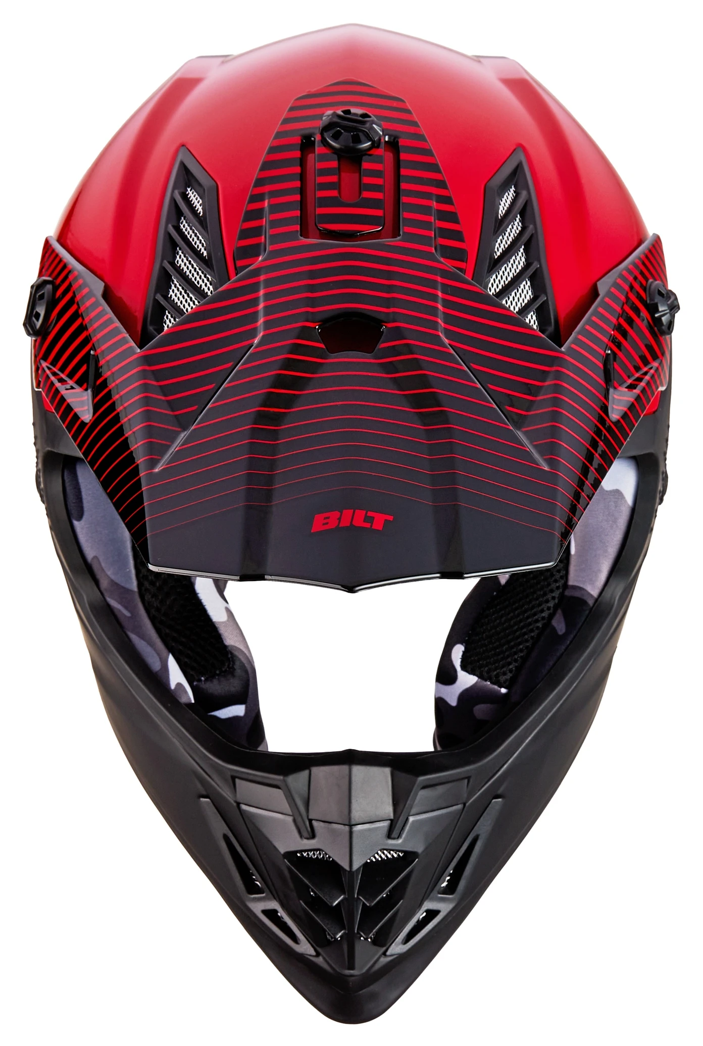BILT Lux Rush Race Helmet BILT Lux Rush Race Helmet -Motorcycle Helmet Shop bilt lux rush helmet black red 3