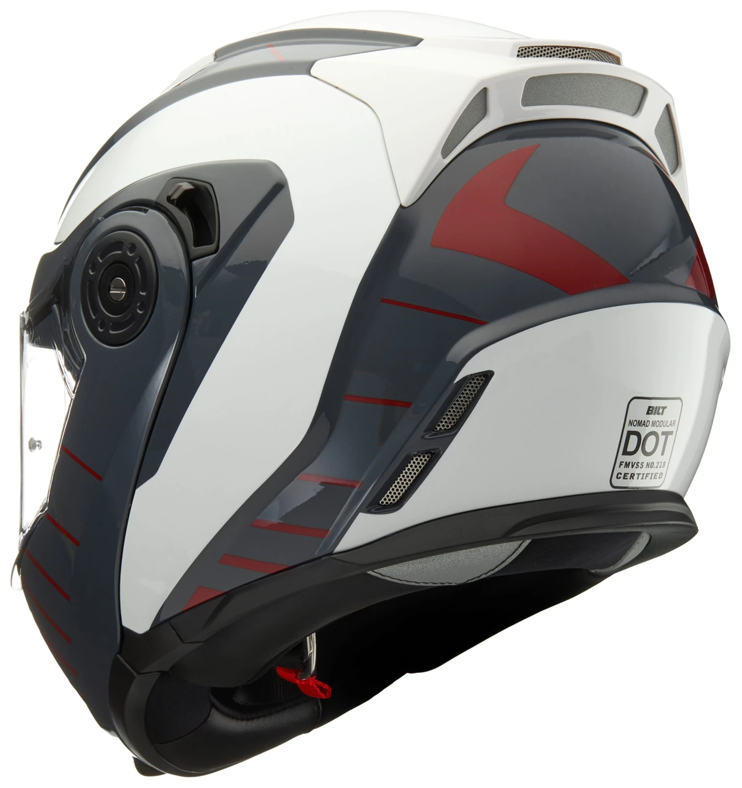 BILT Nomad Hyper Helmet BILT Nomad Hyper Helmet -Motorcycle Helmet Shop bilt nomad hyper helmet white black red 2 scaled