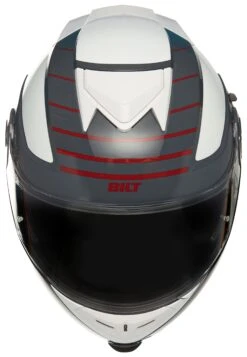 BILT Nomad Hyper Helmet 6 BILT Nomad Hyper Helmet -Motorcycle Helmet Shop bilt nomad hyper helmet white black red 4