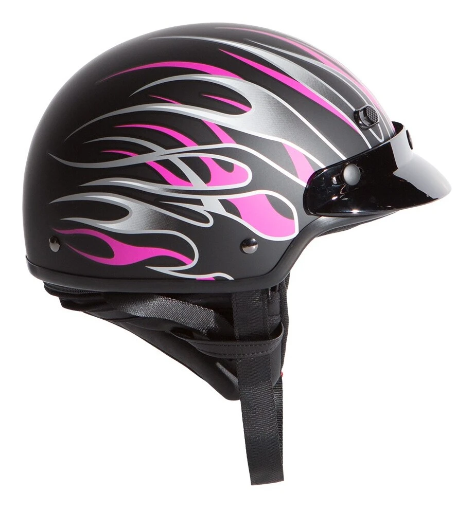 BILT Phoenix Women's Helmet BILT Phoenix Women's Helmet -Motorcycle Helmet Shop bilt phoenix womens helmet matte black pink 1