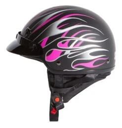BILT Phoenix Women's Helmet 7 BILT Phoenix Women's Helmet -Motorcycle Helmet Shop bilt phoenix womens helmet matte black pink 5