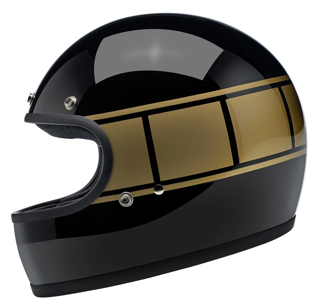 Biltwell Gringo ECE Holeshot Helmet Biltwell Gringo ECE Holeshot Helmet -Motorcycle Helmet Shop biltwell gringo ece holeshot helmet black gold 1