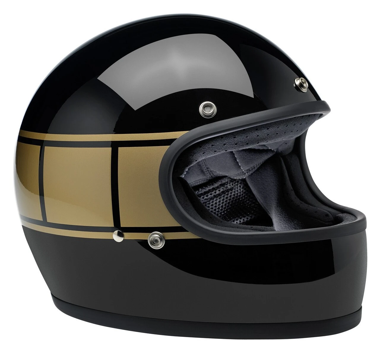 Biltwell Gringo ECE Holeshot Helmet Biltwell Gringo ECE Holeshot Helmet -Motorcycle Helmet Shop biltwell gringo ece holeshot helmet black gold 2
