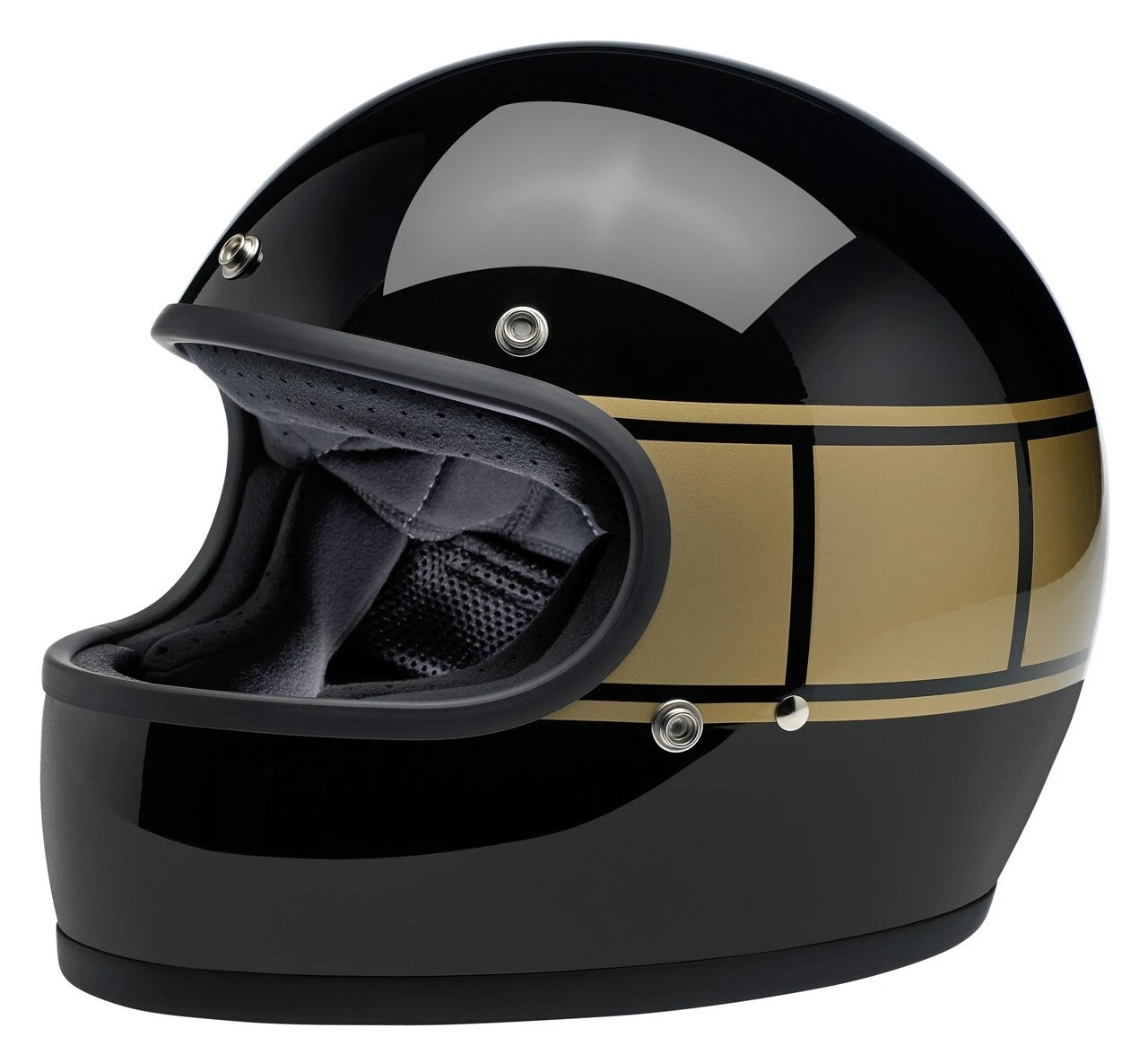 Biltwell Gringo ECE Holeshot Helmet Biltwell Gringo ECE Holeshot Helmet -Motorcycle Helmet Shop biltwell gringo ece holeshot helmet black gold