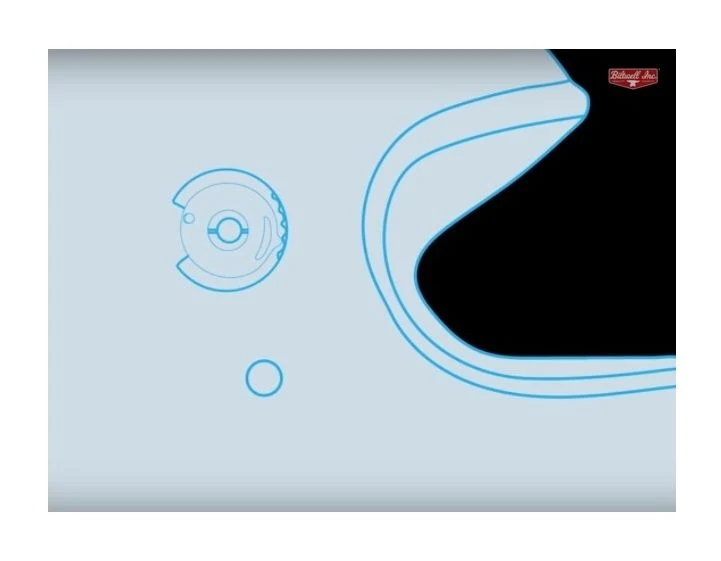 Biltwell Gen 1 Gringo S Base Plate - Single Biltwell Gen 1 Gringo S Base Plate - Single -Motorcycle Helmet Shop biltwell gringo s shield baseplate 1