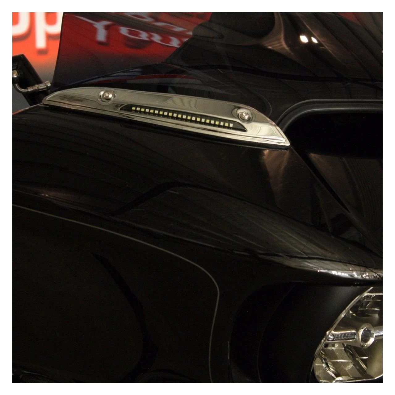 Custom Dynamics Dual Function LED Windshield Trim For Harley Road Glide 2015-2023 -Motorcycle Helmet Shop custom dynamics dual function led windshield trim for harley road glide20152021 1