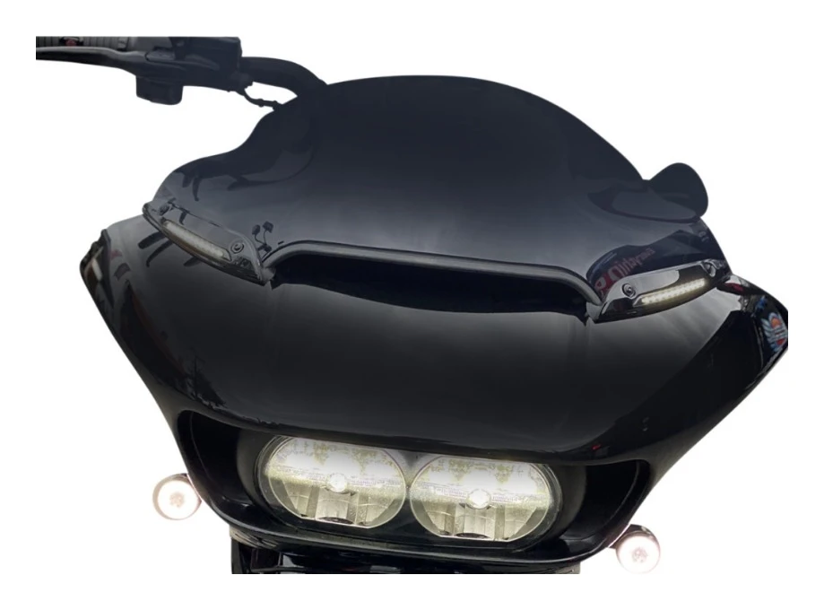 Custom Dynamics Dual Function LED Windshield Trim For Harley Road Glide 2015-2023 -Motorcycle Helmet Shop custom dynamics dual function led windshield trim for harley road glide20152021 3