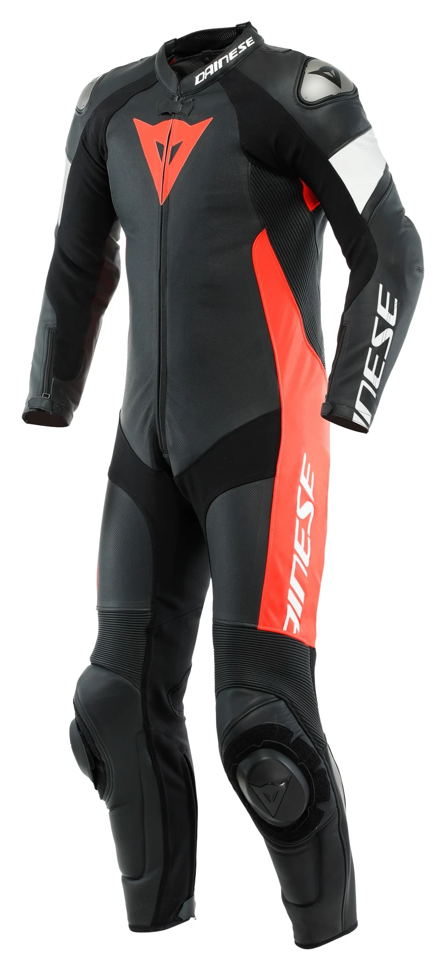 Dainese Tosa Perforated Race Suit Dainese Tosa Perforated Race Suit -Motorcycle Helmet Shop dainese tosa perforated leather suit black black white 2