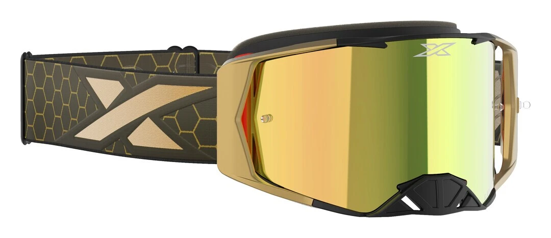 EKS Lucid Goggles EKS Lucid Goggles -Motorcycle Helmet Shop eks lucid goggles gold