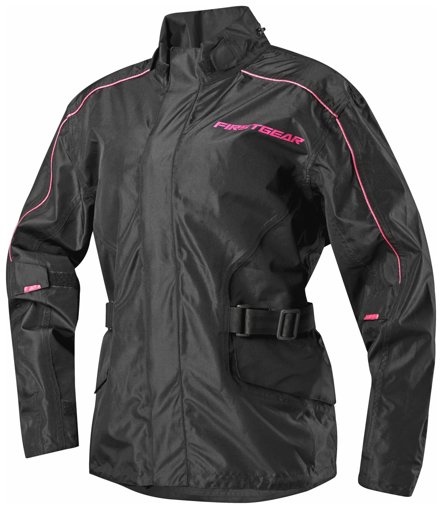 Firstgear Triton Women's Rain Jacket Firstgear Triton Women's Rain Jacket -Motorcycle Helmet Shop firstgear triton womens rain jacket black pink scaled