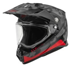 Fly Racing Trekker Pulse Helmet -Motorcycle Helmet Shop fly racing dirt trekker pulse helmet black camo red