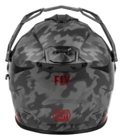 Fly Racing Trekker Pulse Helmet -Motorcycle Helmet Shop fly racing dirt trekker pulse helmet black camo red 4