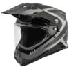 Fly Racing Trekker Pulse Helmet -Motorcycle Helmet Shop fly racing dirt trekker pulse helmet black grey
