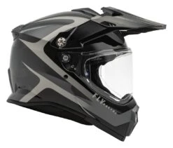 Fly Racing Trekker Pulse Helmet -Motorcycle Helmet Shop fly racing dirt trekker pulse helmet black grey 2