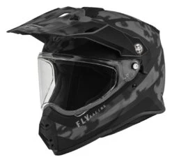 Fly Racing Trekker Pulse Helmet -Motorcycle Helmet Shop fly racing dirt trekker pulse helmet black grey 4
