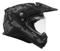 Fly Racing Trekker Pulse Helmet -Motorcycle Helmet Shop fly racing dirt trekker pulse helmet black grey 5