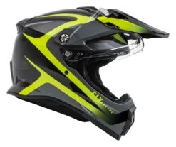 Fly Racing Trekker Pulse Helmet -Motorcycle Helmet Shop fly racing dirt trekker pulse helmet black hi viz 1