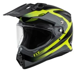 Fly Racing Trekker Pulse Helmet -Motorcycle Helmet Shop fly racing dirt trekker pulse helmet black hi viz