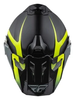 Fly Racing Trekker Pulse Helmet -Motorcycle Helmet Shop fly racing dirt trekker pulse helmet black hi viz 4