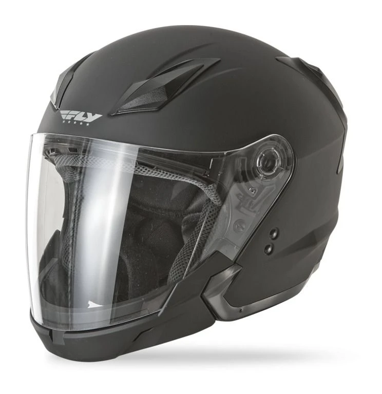 Fly Racing Street Tourist Helmet - Solids Fly Racing Street Tourist Helmet - Solids -Motorcycle Helmet Shop fly racing tourist helmet solids 1