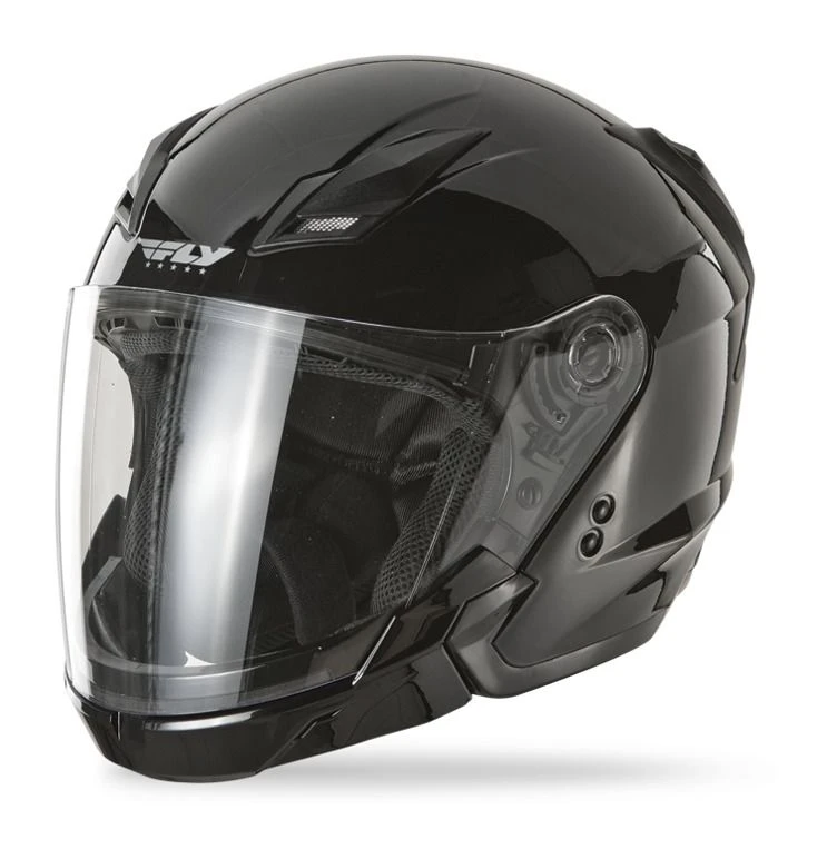 Fly Racing Street Tourist Helmet - Solids Fly Racing Street Tourist Helmet - Solids -Motorcycle Helmet Shop fly racing tourist helmet solids