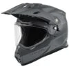 Fly Racing Trekker Helmet Grey / SM [Open Box] -Motorcycle Helmet Shop fly racing trekker helmet grey sm open box grey