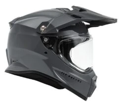Fly Racing Trekker Helmet Grey / SM [Open Box] -Motorcycle Helmet Shop fly racing trekker helmet grey sm open box grey 2
