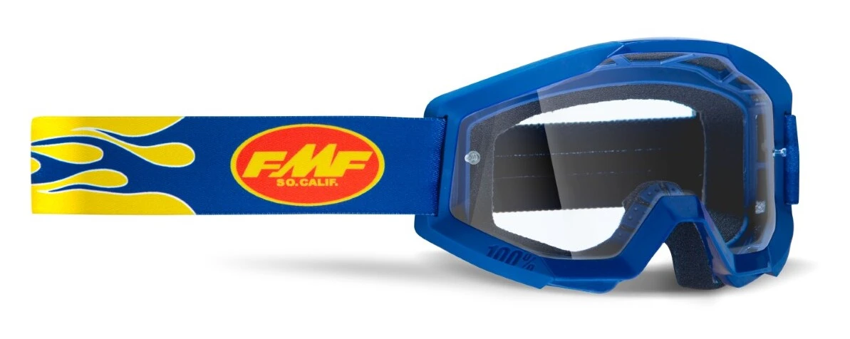 FMF PowerCore Clear Lens Goggles FMF PowerCore Clear Lens Goggles -Motorcycle Helmet Shop fmf powercore clear lens goggles 2