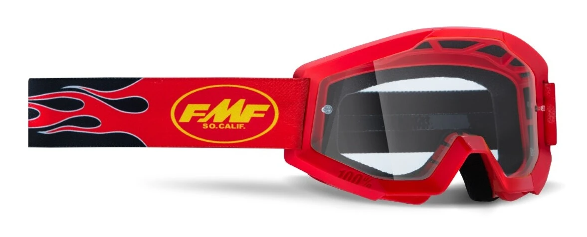 FMF PowerCore Clear Lens Goggles FMF PowerCore Clear Lens Goggles -Motorcycle Helmet Shop fmf powercore clear lens goggles 5