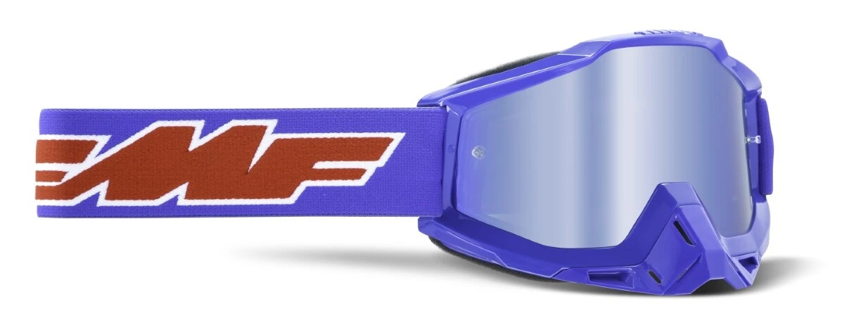 FMF Youth PowerBomb Mirror Lens Goggles FMF Youth PowerBomb Mirror Lens Goggles -Motorcycle Helmet Shop fmf youth powerbomb rocket mirror lens goggles 1