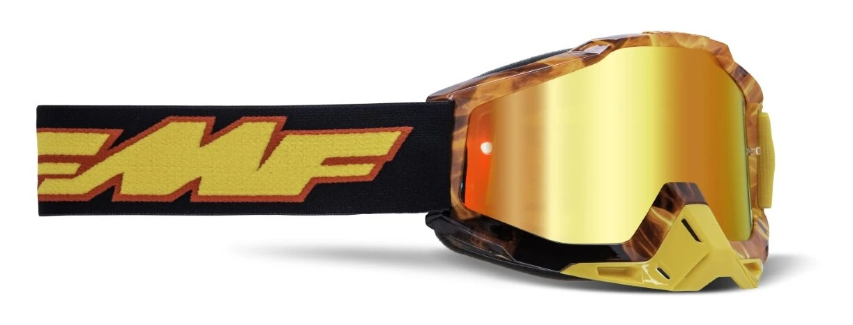 FMF Youth PowerBomb Mirror Lens Goggles FMF Youth PowerBomb Mirror Lens Goggles -Motorcycle Helmet Shop fmf youth powerbomb rocket mirror lens goggles 3