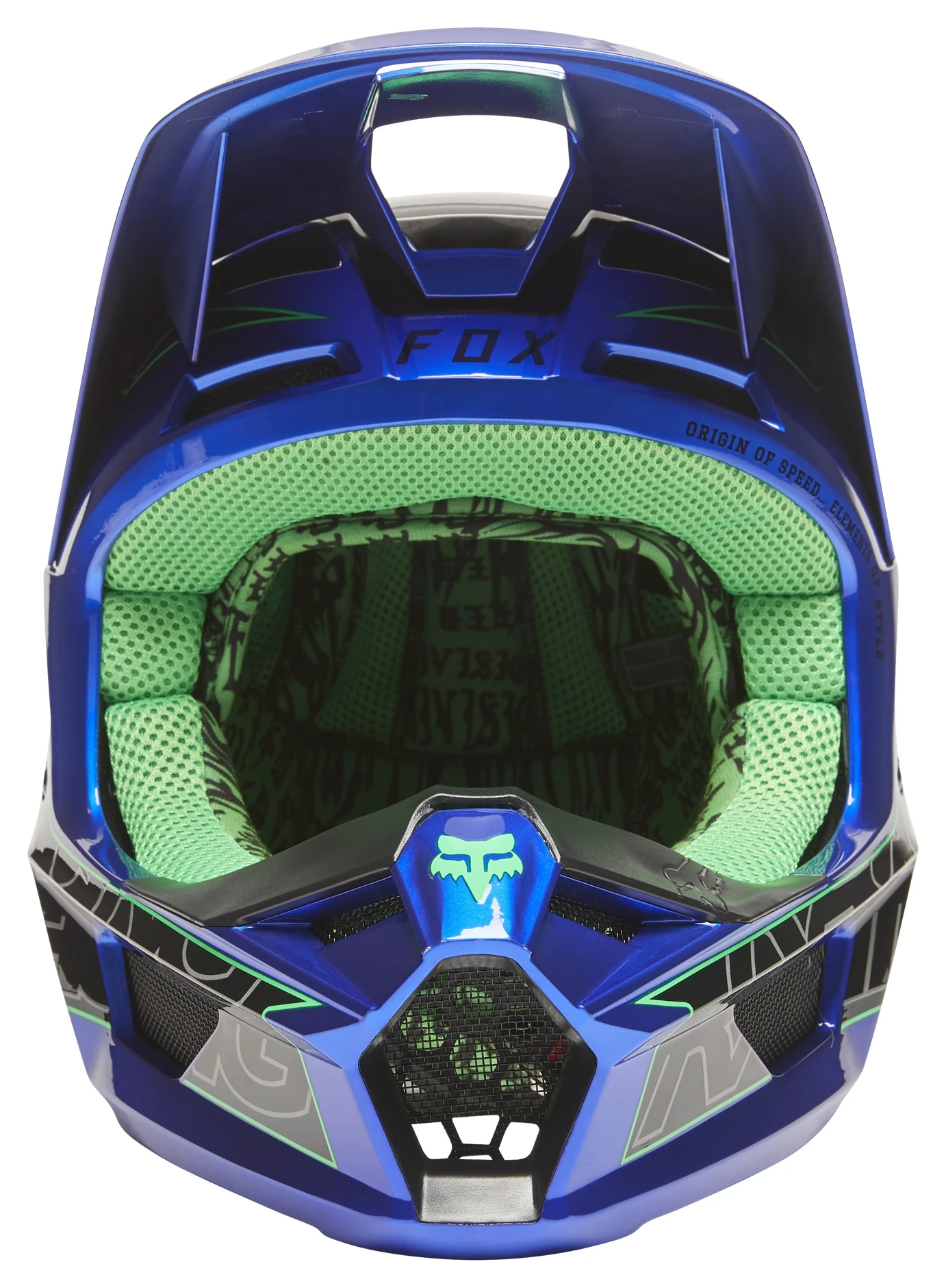 Fox Racing V1 Peril Helmet Fox Racing V1 Peril Helmet -Motorcycle Helmet Shop fox racing v1 peril helmet blue 1