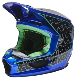 Fox Racing V1 Peril Helmet 9 Fox Racing V1 Peril Helmet -Motorcycle Helmet Shop fox racing v1 peril helmet blue 2