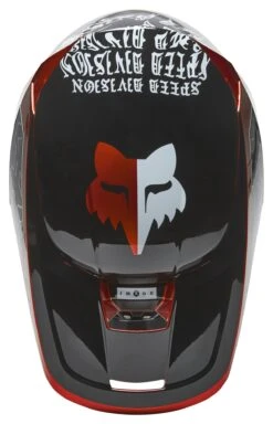 Fox Racing V1 Peril Helmet 6 Fox Racing V1 Peril Helmet -Motorcycle Helmet Shop fox racing v1 peril helmet red 4
