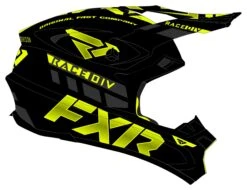 FXR Blade Race Div Helmet -Motorcycle Helmet Shop fxr blade race div helmet black hi viz 2